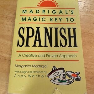 Madrigal's Magic Key to Spanish Book self taught language Illustrations by Andy